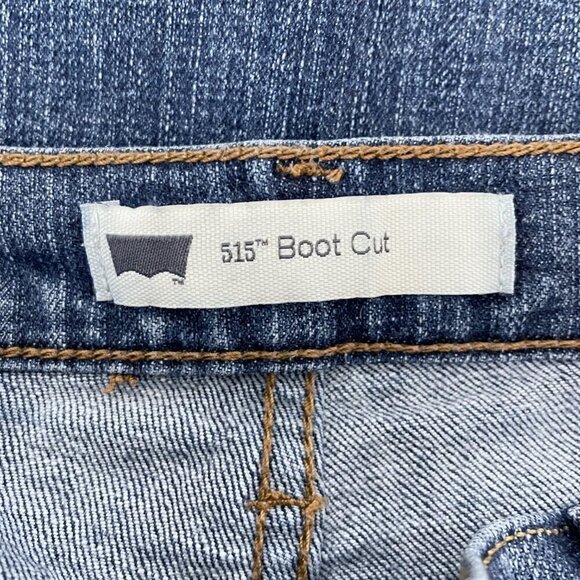 Levi's 515 Women's Jeans Boot Cut Medium Wash size 10S length 29" - Picture 7 of 9